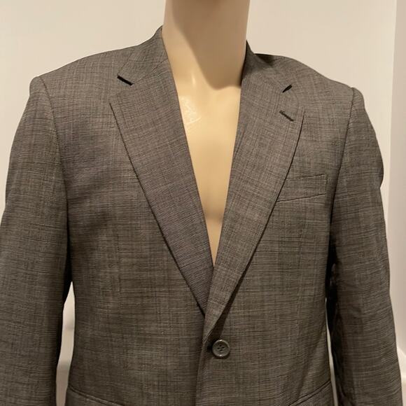 Richard Harris Men’s Wool Blazer Sport Coat Jacket Black Size 38S - Picture 3 of 13